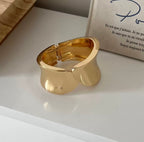 Stainless Steel Petal Cuff