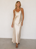 Satin Maxi -Slip Dress