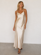 Satin Maxi -Slip Dress