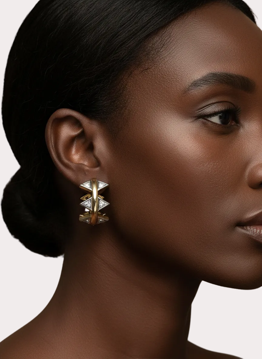 Stainless Steel Hop Earrings
