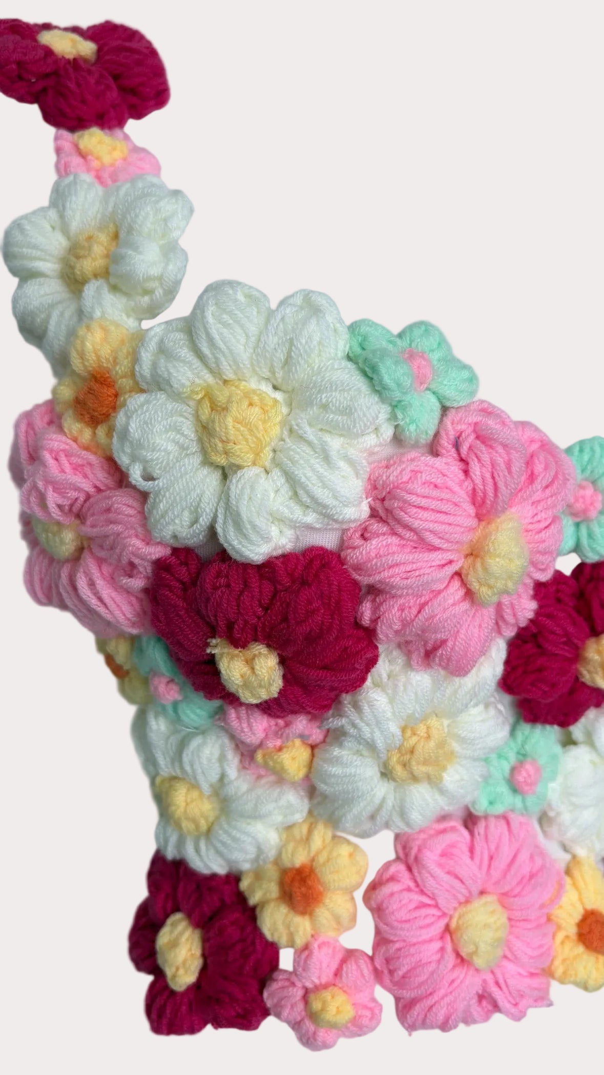 Floral-Multi Color Crochet Top