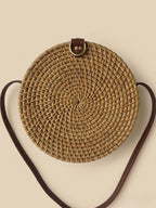 Straw Circle Bag