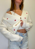 Heart Cardigan - Belliona