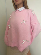 Bow Luxe Sweater - Belliona