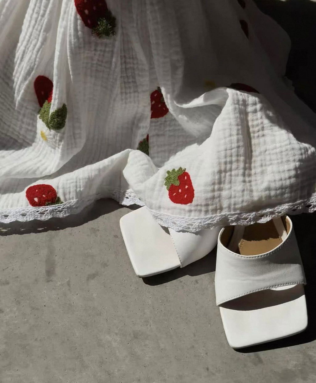 Strawberry Skirt Set