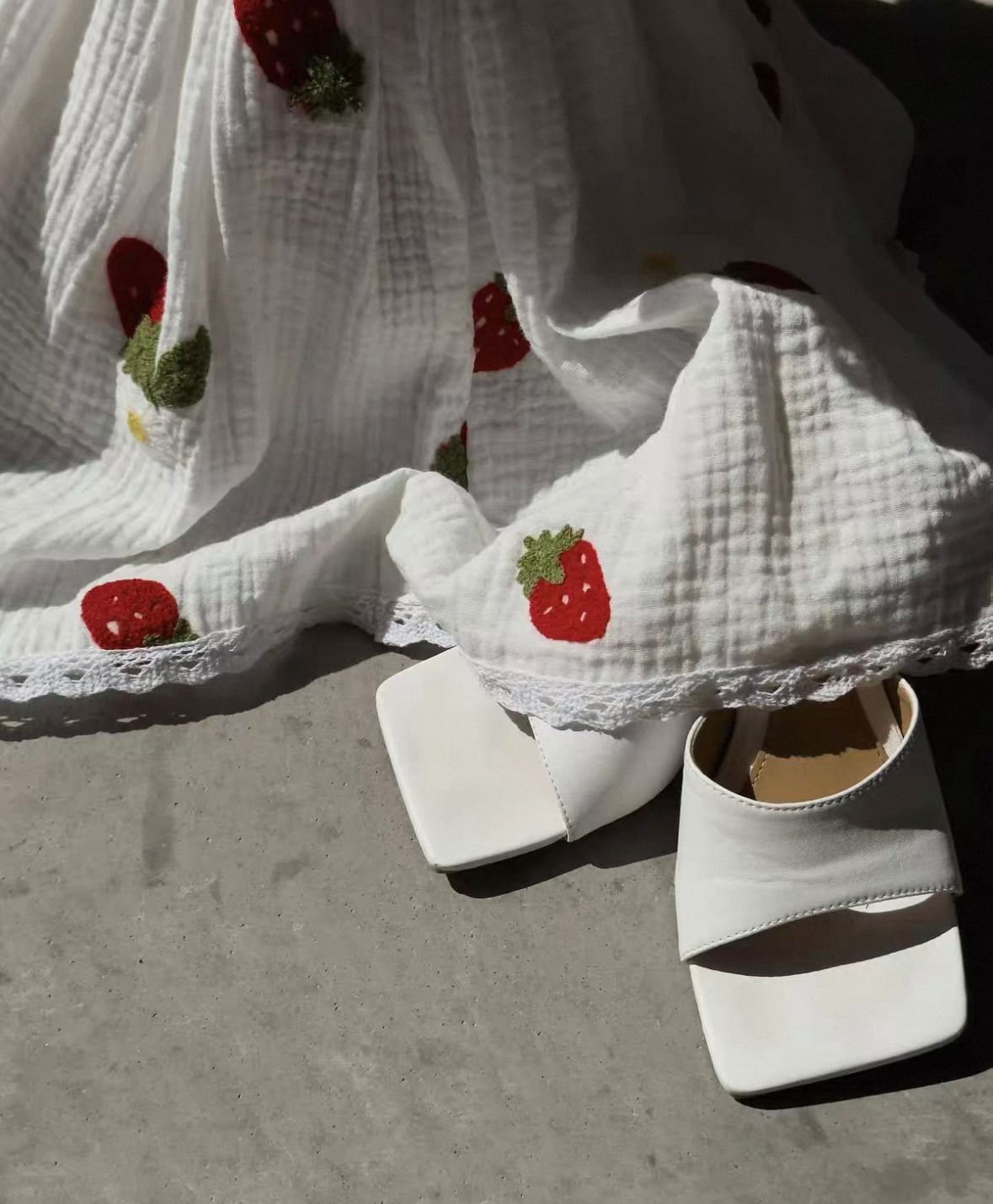 Strawberry Skirt Set