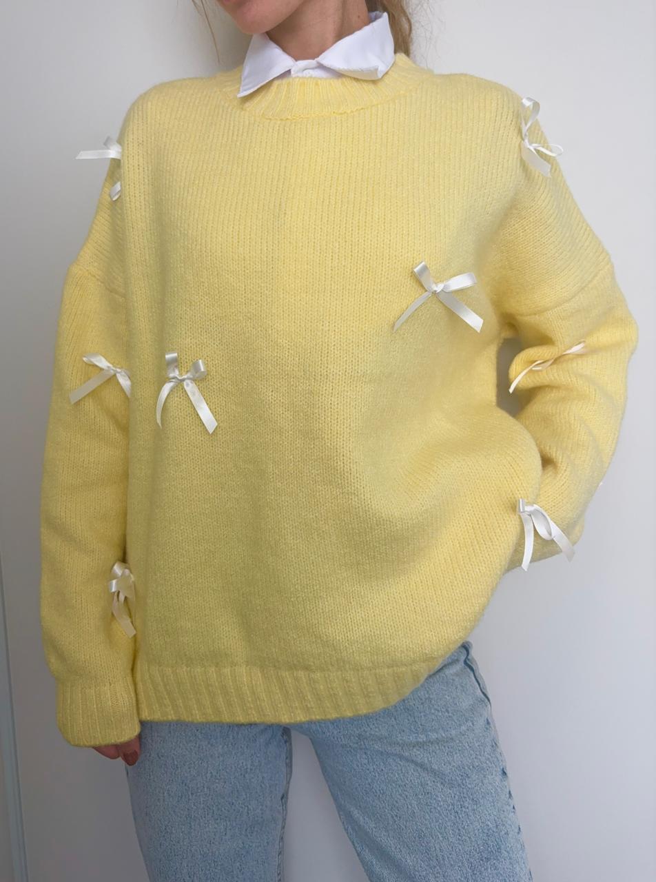 Bow Luxe Sweater - Belliona