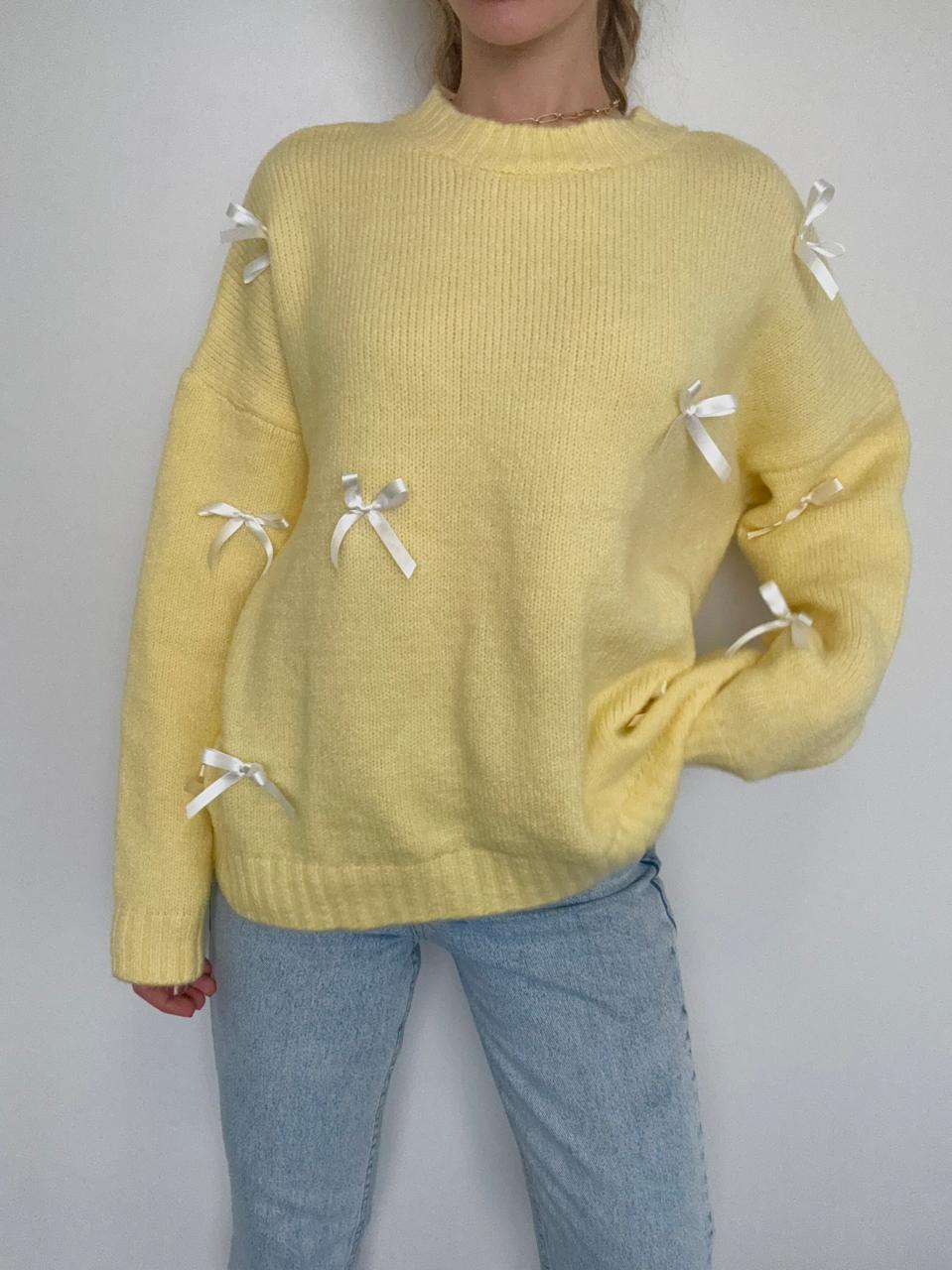 Bow Luxe Sweater - Belliona