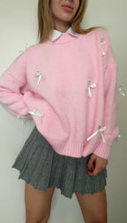 Bow Luxe Sweater - Belliona