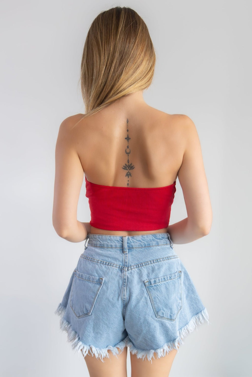 Corset Crop Top- One Size Adjustable