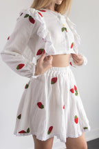 Strawberry Skirt Set