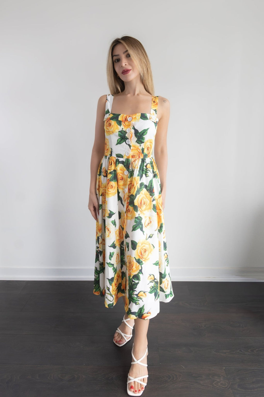 Sunflower Flowy Dress