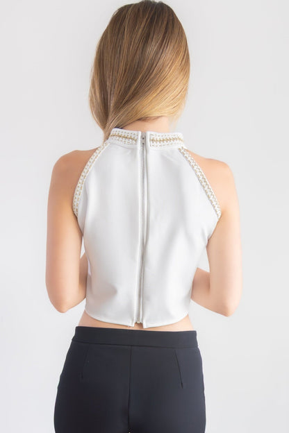 Halter Shiny Top